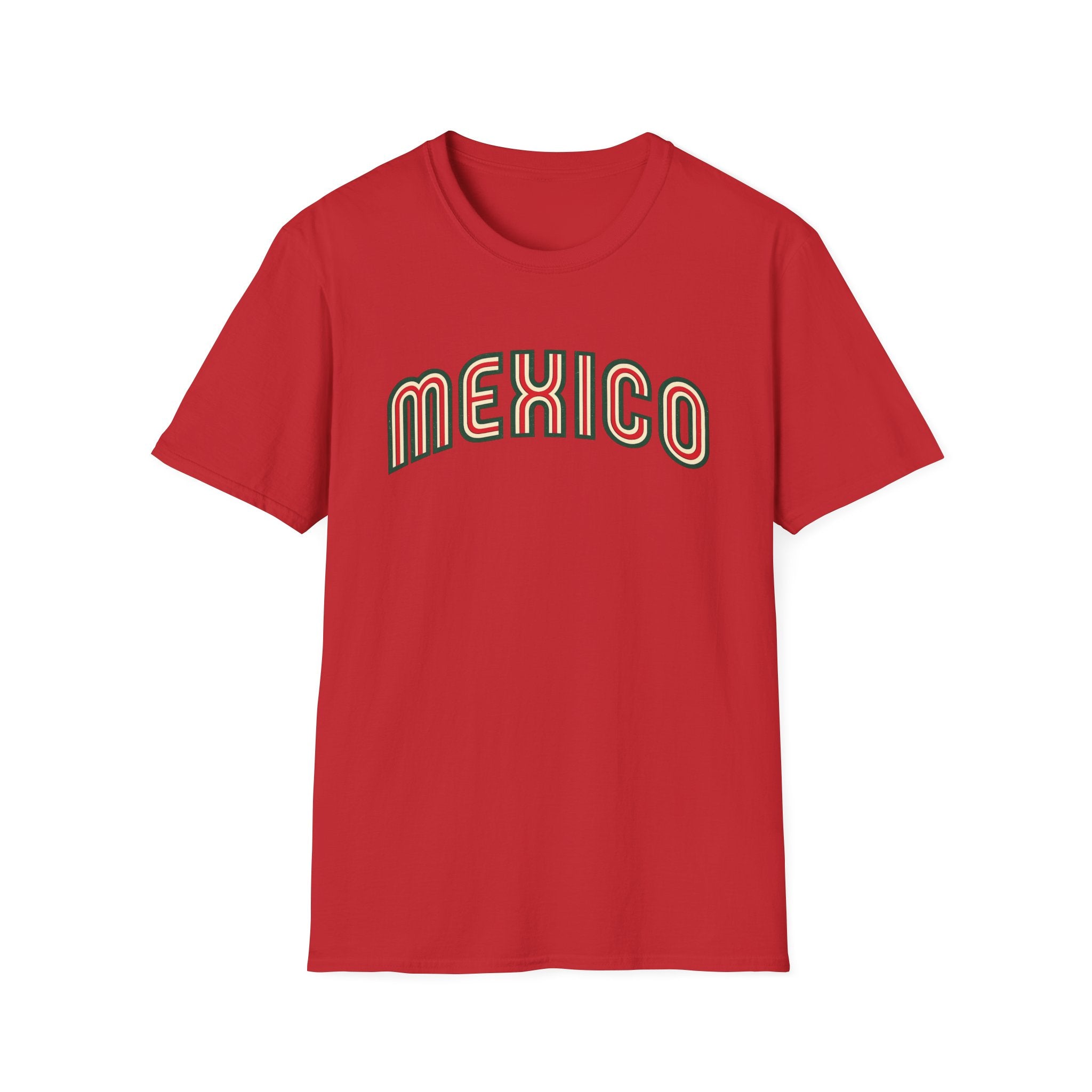 Mexico Retro Arch T-Shirt — Vintage Mexican Pride Tee