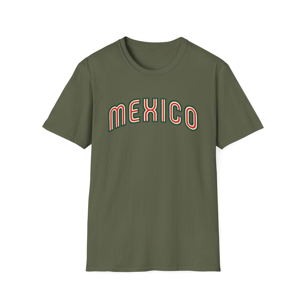 Mexico Retro Arch T-Shirt — Vintage Mexican Pride Tee