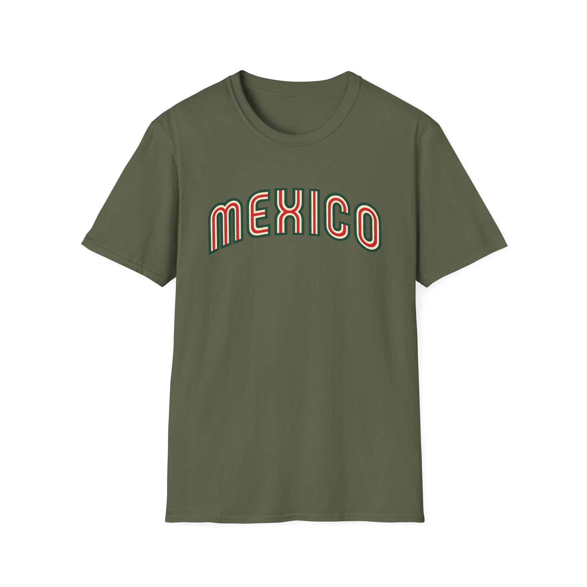 Mexico Retro Arch T-Shirt — Vintage Mexican Pride Tee