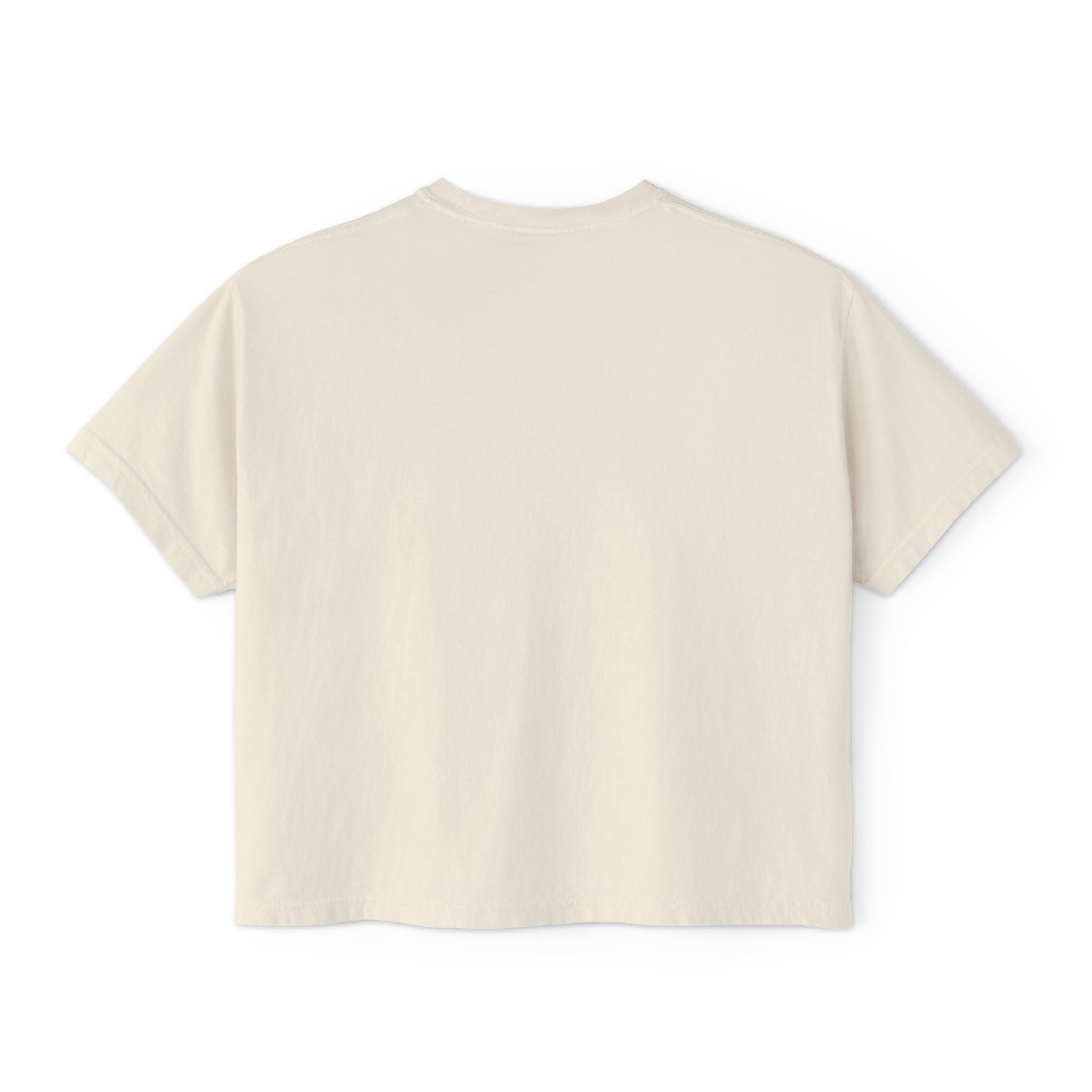 Women's Boxy Tee — Red Doodle Graphic "Vacation Vibes" Tee
