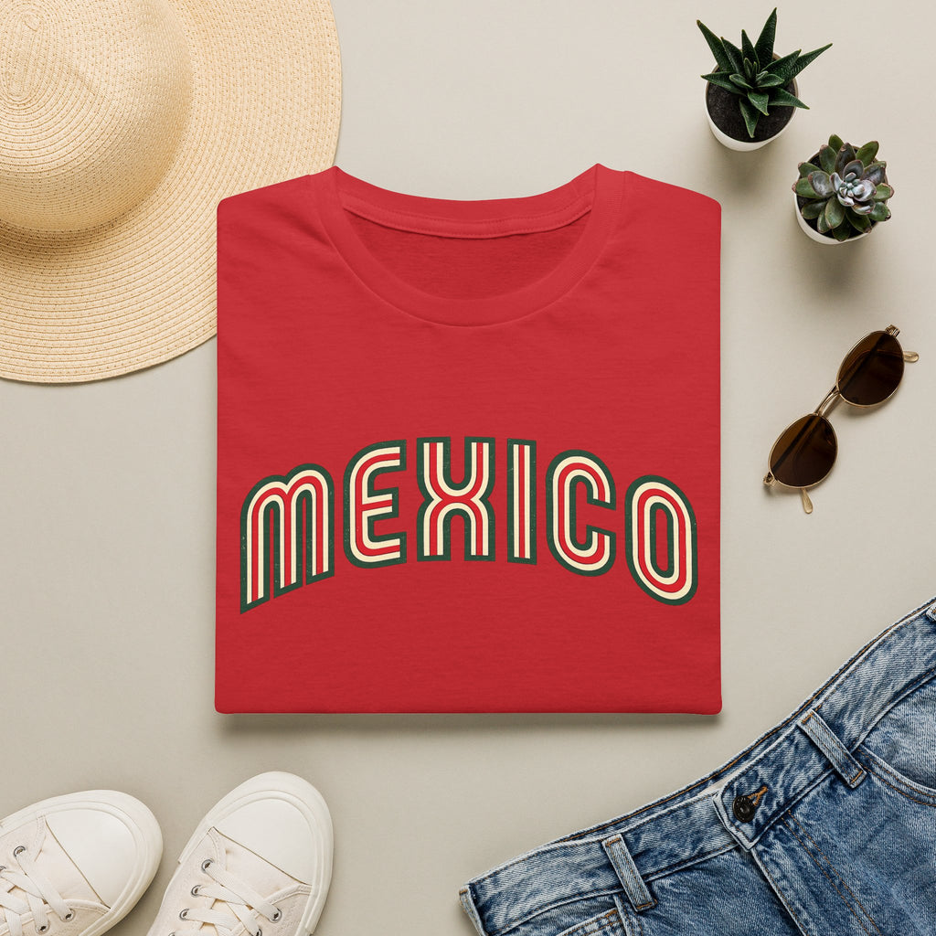 Mexico Retro Arch T-Shirt — Vintage Mexican Pride Tee