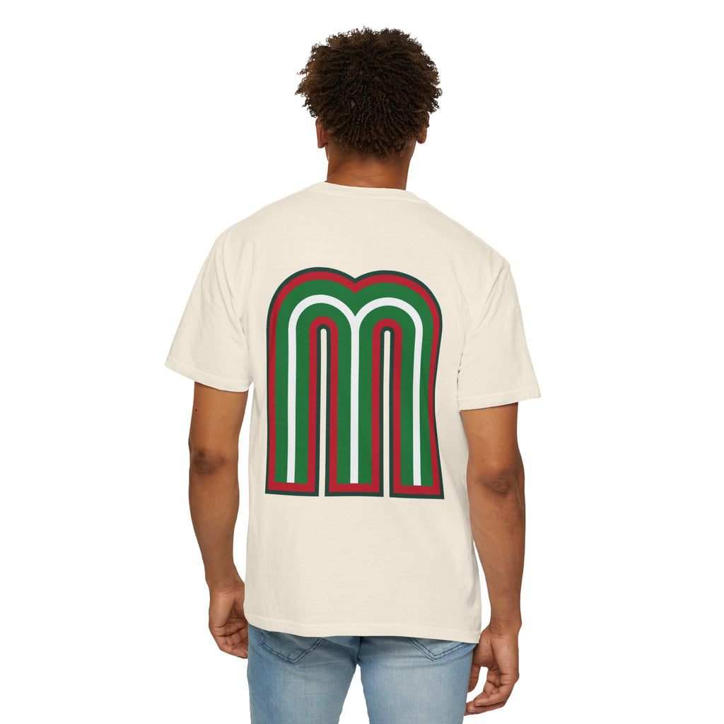 Retro Double-Stripe 'M' Graphic T-Shirt