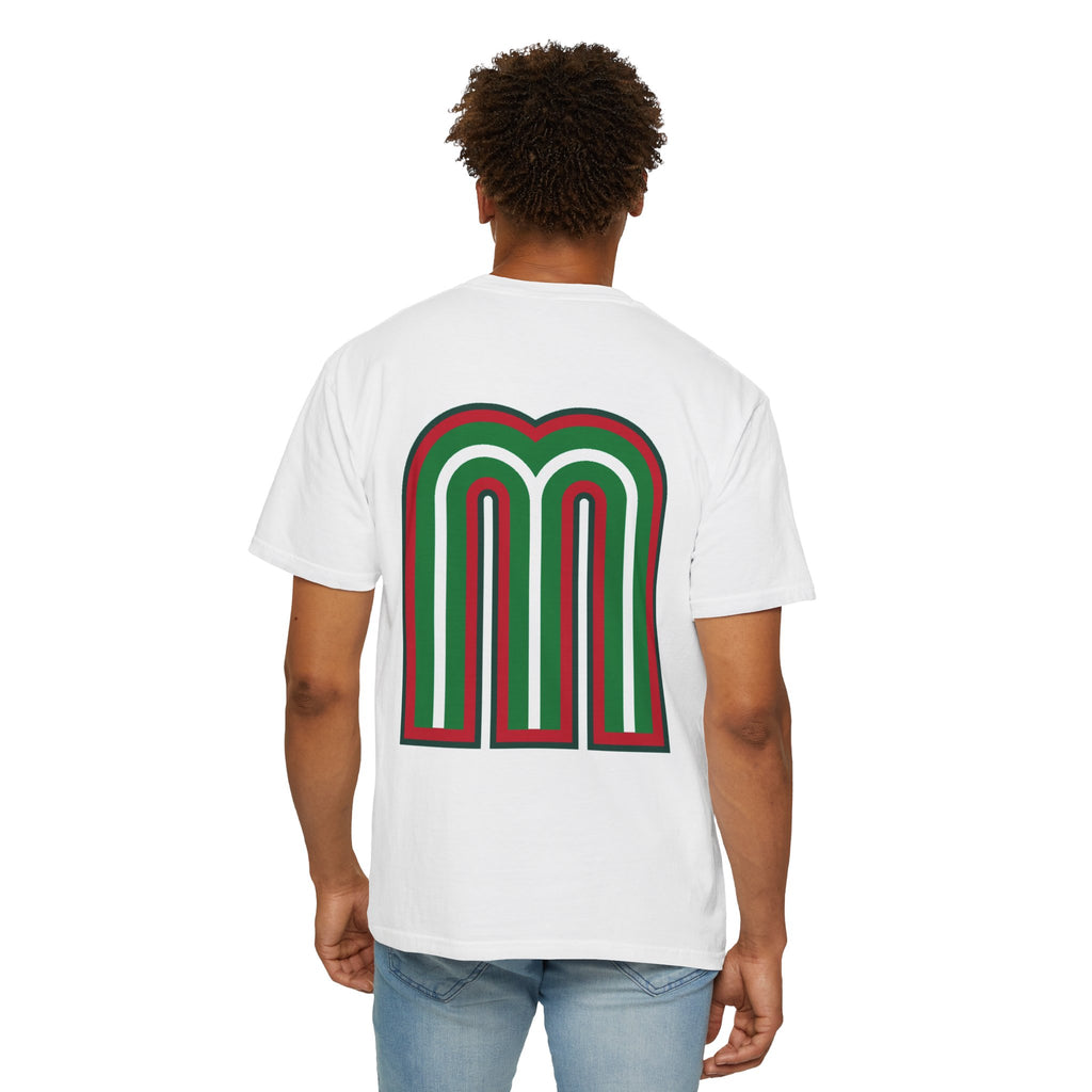 Retro Double-Stripe 'M' Graphic T-Shirt