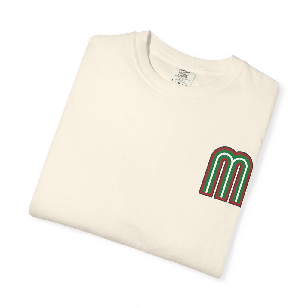 Retro Double-Stripe 'M' Graphic T-Shirt