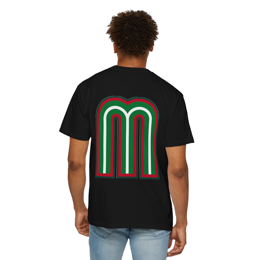 Retro Double-Stripe 'M' Graphic T-Shirt