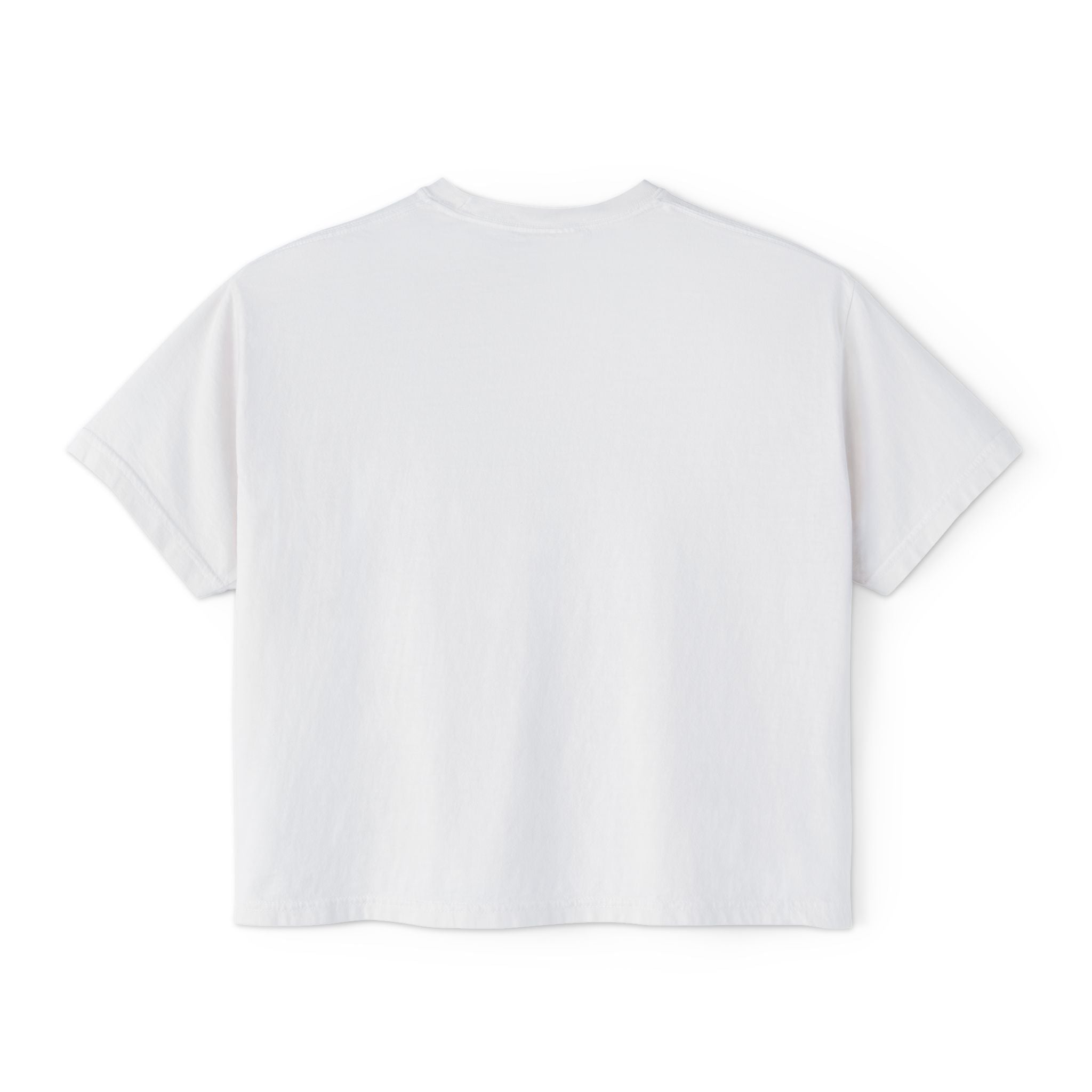 Women's Boxy Tee — Red Doodle Graphic "Vacation Vibes" Tee